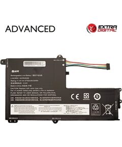 Extradigital Аккумулятор для ноутбука LENOVO L15C3PB1, 4750mAh, Extra Digital Advanced Portatīvo datoru baterijas