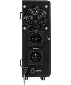 Rebel POWER-800 Wall-Mounted Emergency Power Supply – a pure sine wave inverter with a 12V charging function, 230V, 800VA/500W UPS Nepārtrauktā barošana