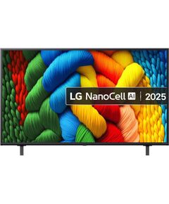 TV Set LG 50 " 4K Ultra HD 3840 x 2160 pixels Flat 16:9 NanoCell 50NANO80A6B Телевизоры