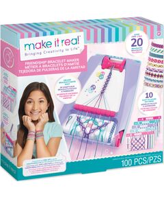 MAKE IT REAL DIY Draudzības aproču izgatavošanas komplekts Attīstošās spēles