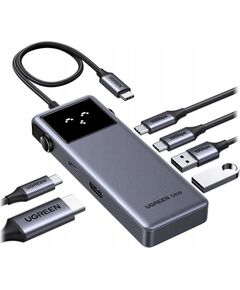 Ugreen USB Hub  CM889 6w1 USB-C HDMI, 4K 3x USB, PD 100W Новинки Компьютерная техника