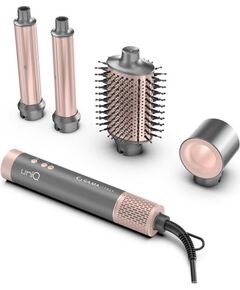 GA.MA uniQ Flow, 1550 W, 4-in-1, grey/pink - Multistyler Стайлеры