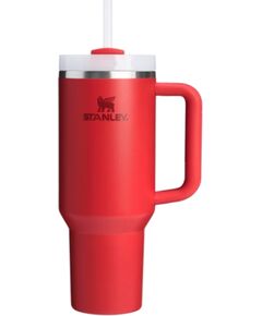 Stanley Termokrūze ar salmiņu The Quencher H2.O FlowState Tumbler 1.18L sarkana Termosi un Termokrūzes