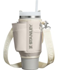 Stanley Pārnēsāšanas somiņa termokrūzei ar salmiņu The All-Day Quencher Carry-All 1,18L krēmkrāsā Termosi un Termokrūzes