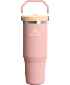 Stanley Termokrūze ar salmiņu The IceFlow Flip Straw 2.0 Tumbler 0,89L persiku rozā Pudeles
