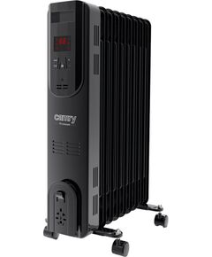 Adler Electric oil heater with remote control CAMRY CR 7810 9 ribs black Масляные радиаторы