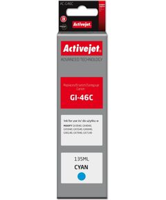 Activejet AC-G46C Ink cartridge for Canon printers, replacement for Canon GI-46C; Supreme; 135 ml; cyan Чернила для принтера