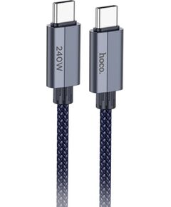 USB кабель Hoco U134 240W USB-C to USB-C 1.8m черный Дата USB-кабели