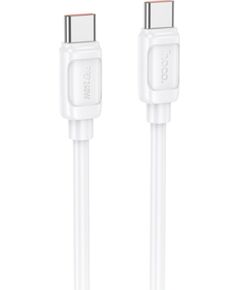 USB cable Hoco X115 240W USB-C to USB-C 1.0m white Data USB kabeļi