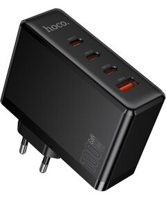 Сетевая зарядка Hoco N85 100W 3xUSB-C/USB-A черная Зарядные устройства
