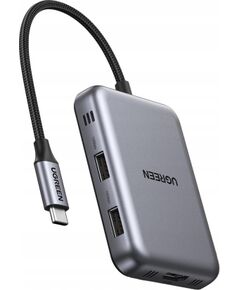 HUB USB Ugreen  USB-C 7w1 HDMI USB-C USB-A SD/TF Jaunumi - Datori