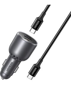 LĀDĒTĀJS UGREEN EC705, USB + 2x USB-C, 130W + 1m 5A Новинки Компьютерная техника