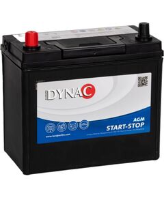 Landport 45Ah 340A DYNAC AGM akumulators 236x125x224mm +/- Akumulatori