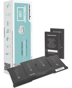 Movano battery for Apple MacBook Air 13" - A1377 (7.3V) (5200 mAh) (5902687186389) Baterijas portatīvajiem datoriem