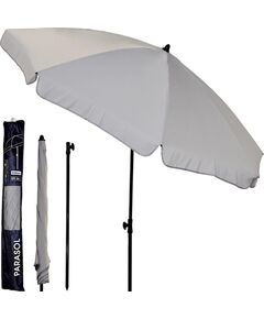 Progarden PARASOL OGRODOWY 185CM POPIELATY  Saulessargi un piederumi
