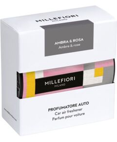 Odświeżacz do samochodu WHITE AMBRA & ROSA MILLEFIORI Освежитель воздуха в машине