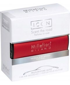 Odświeżacz do samochodu RED - VANILLA & WOOD MILLEFIORI Освежитель воздуха в машине