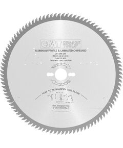 Griešanas disks alumīnijam CMT 297; 450x3,8x30; Z108; -6° Zāģripas
