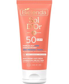 Bielenda Moisturizing Light Cream SPF 50 - Ochranný krém na obličej 50ml Духи и косметика