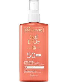 Bielenda Carotene Body Oil SPF 50 - Opalovací tělový olej 150ml Smaržas - NESAKĀRTOTS