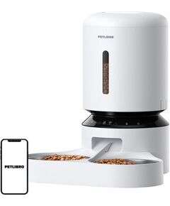 Petlibro Dozownik karmy podwójna miska (biały) Granary 5L WiFi Миски и поилки 
