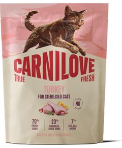 Carnilove CARNILOVE TRUE FRESH Cat Dry Turkey for Sterilised Adult All Breeds 400g Kaķu sausā barība