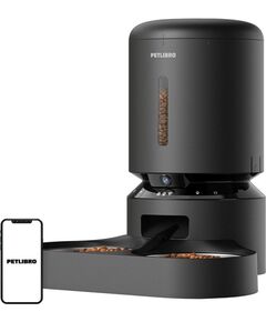 Petlibro Dozownik kamy z kamerą Petlibro Granary z podwójną misą, 5L (czarny) Миски и поилки 