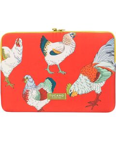 TUCANO SLEEVE SCHIZZO MacBook Air 15/ Laptop 13/ Laptop 14, FAUNA GALLINE ORANGE Сумки, обложки для ноутбуков