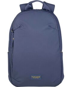 Tucano The Laser backpack for 15.6'' laptops and 16'' MacBooks, made from water-resistant resin-coated fabric obtained from recycled plastic, features a compact design and excellent pocket organization. Сумки, обложки для ноутбуков