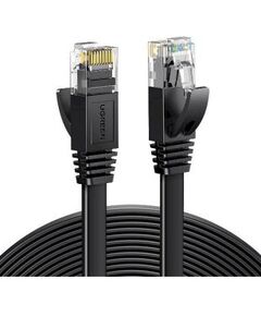 UGREEN 50173 Tīkla kabelis RJ-45 Cat6 U/UTP 1 m plakans / melns Tīkla vadi