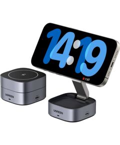 UGREEN 35278 Беспроводное зарядное устройство с быстрой зарядкой 15W / серый Bezvadu telefonu lādētāji