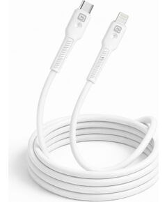 Quik Accessories QK-1022 Soft Silicone 27W Кабель для Зарядки и Передачи данных USB-C to Lightning 1m Дата USB-кабели