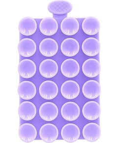 Setty SP-MUN-01 Purple Silicone Holder with Suction Cups Telefonu Turētāji Auto Velo Moto