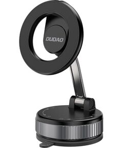 Car phone holder Dudao F24X MagSafe (dashboard/windshield) black Telefonu Turētāji Auto Velo Moto