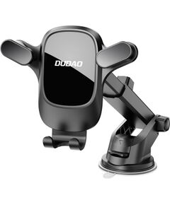 Car phone holder Dudao F5PRO+ (dashboard/windshield) black Telefonu Turētāji Auto Velo Moto