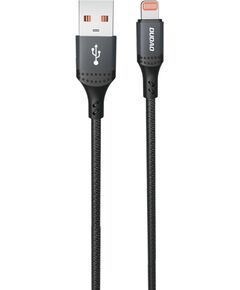 USB cable Dudao L3SL USB-A to Lightning 3A 1.2m black Data USB kabeļi