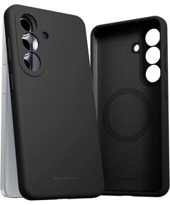 Case Mercury Pure Magsafe Silicon Case Samsung A376 A37 5G black Neoriģinālie Maciņi