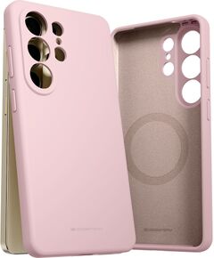 Case Mercury Pure Magsafe Silicon Case Samsung S948 S26 Ultra pink sand Neoriģinālie Maciņi