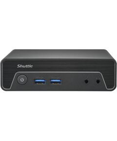 Shuttle PFB-NE10N101 NE10N Nano dators, Intel N 100 SoC, DDR4, HDMI, DP, 6x USB, LAN, bez ventilatora, 24/7, 65W Personālie datori