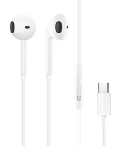 Dudao   USB Type-C connecto Stereo Headset New ergonomic earplugs design X3C White Austiņas