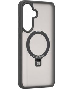 Evelatus Samsung  Galaxy A57 Shield Case With MagSafe & Stand Matte Ring Smoke Grey Neoriģinālie Maciņi