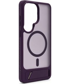 Evelatus Samsung  Galaxy S26 Ultra Rubber Coated MagSafe With Stand Case Purple Neoriģinālie Maciņi