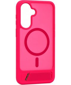 Evelatus Samsung  Galaxy A17 4G / A17 5G Rubber Coated MagSafe With Stand Case Hot Pink Чехлы - альтернативные
