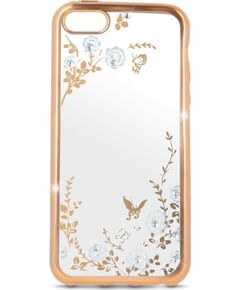 Beeyo LG  X Power Secret Garden TPU Gold Neoriģinālie Maciņi