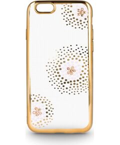 Beeyo Sony  E5 Flower Dots TPU Gold Neoriģinālie Maciņi