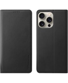 HDD Magnetic Wallet Case Apple iPhone 13/14 black Neoriģinālie Maciņi