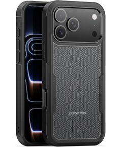 Case Dux Ducis Shld Apple iPhone 17 Pro black (Triangle Pattern) Neoriģinālie Maciņi