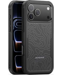 Case Dux Ducis Shld Apple iPhone 17 Pro black (Contour Pattern) Neoriģinālie Maciņi