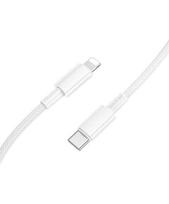 USB кабель Borofone BX117 USB-C to Lightning 1.0m белый Дата USB-кабели
