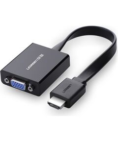 Ugreen 40248 video cable adapter 0.16 m VGA (D-Sub) HDMI + Micro-USB Black Adapteri